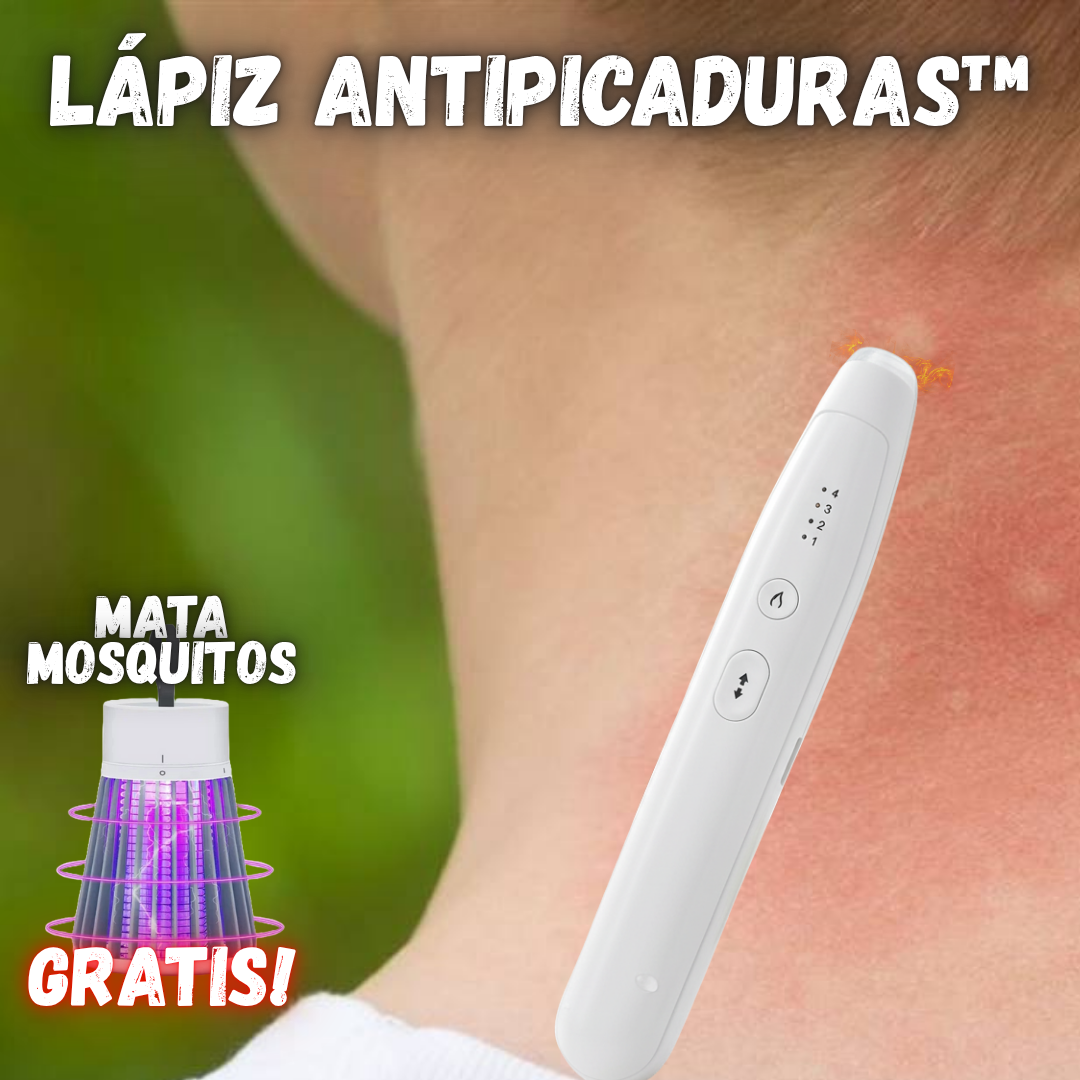 Lápiz Antipicaduras™ + Lampara mata Mosquitos GRATIS