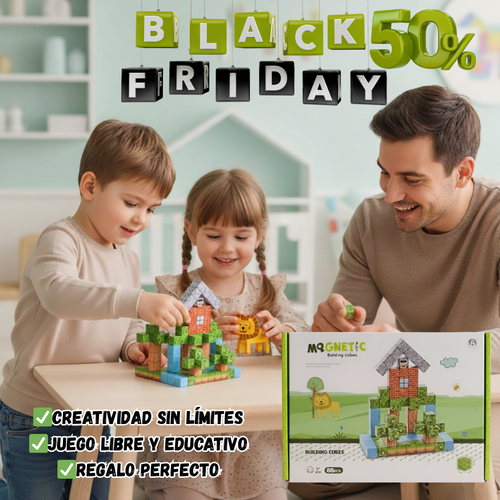 Mundo de Bloques Magnéticos de Minecraft (88 piezas)